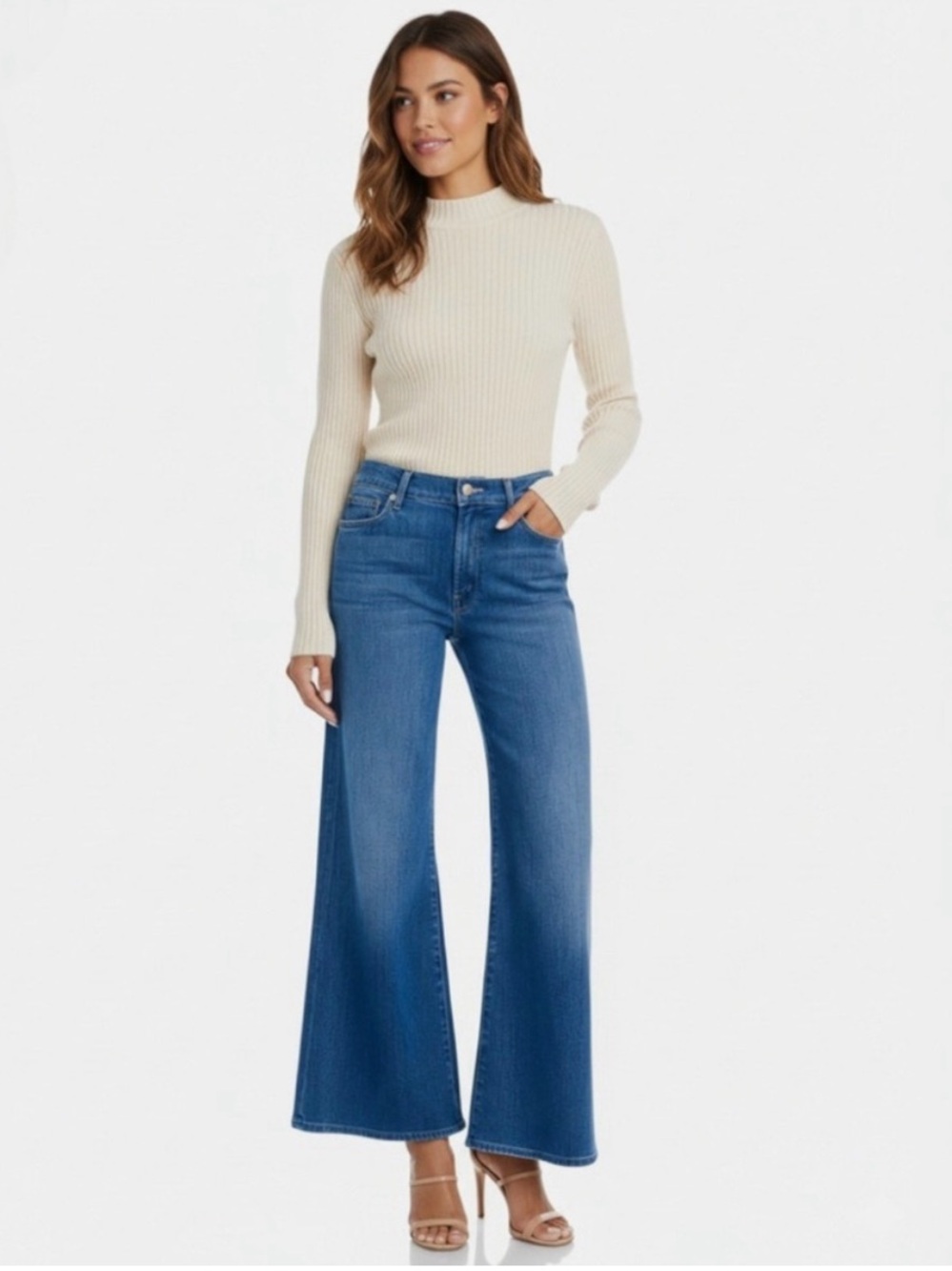 Mother Jeans The Twister Ankle in Across The Finnish Line